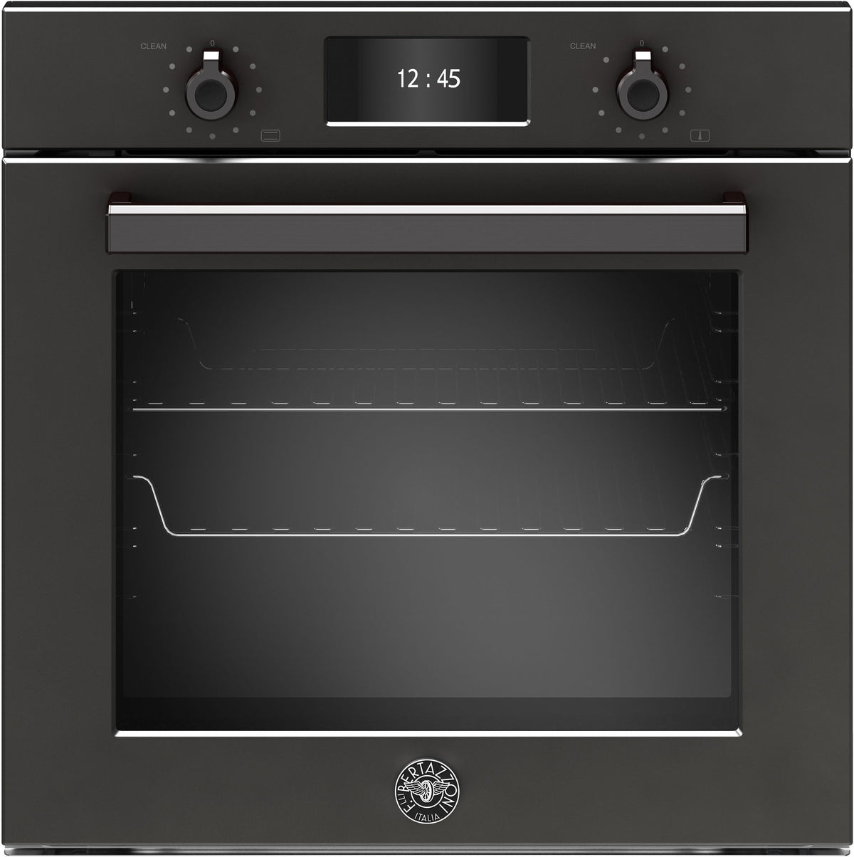 BERTAZZONI F6011PROPTN 60cm Electric Multifunction Oven with Pyrolytic cleaning  in Carbonio